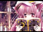  animal_ears book cat_ears catbell highres kemonomimi_mode patchouli_knowledge touhou 