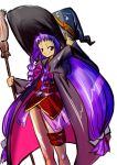  1girl artist_request ayase_yue hat mahou_sensei_negima purple_hair solo witch_hat 