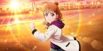  jacket love_live!_school_idol_festival_all_stars orange_hair red_eyes short_hair takami_chika 