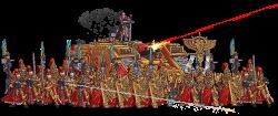  adeptus_custodes anathema_psykana animated animated_gif aquila_(symbol) armor banner battle_standard black_smoke bolter comb_over english_commentary firing full_armor full_body greatsword guardian_spear gun helmet holding holding_banner holding_bolter holding_gun holding_polearm holding_shield holding_sword holding_weapon imperial_aquila imperium_of_man land_raider laser_sight long_hair mask mouth_mask muzzle_flash ornate_armor pixel_art planted planted_sword polearm power_armor power_sword projectile_trail red_plume rifle shield simple_background smoke standard_bearer steel_joe sword warhammer_40k weapon white_background 