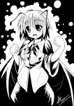  antenna antennae insect_girl monochrome touhou wriggle_nightbug 