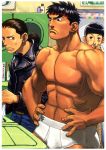  capcom highres ikeno_daigo lingerie male muscle ryuu_(street_fighter) shirtless street_fighter underwear 