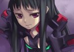  ar_tonelico_2 ar_tonelico_ii black_hair game_cg gust jakuri long_hair mir nagi_ryou official_art purple_eyes solo violet_eyes 