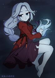  blue_skin colored_skin deadlock_(game) feet highres krisbee sky vindicta_(deadlock) witch 