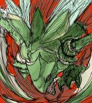  krahendrache nintendo no_humans pokemon scyther solo wings 