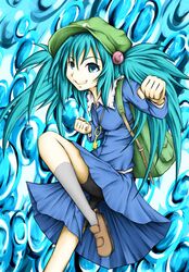  dress hat kawashiro_nitori shoes socks touhou yuuhodou 