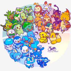  >_o ^_^ animal_focus aqua_eyes blue_eyes bright_pupils brown_eyes browt bulbasaur charmander chespin chikorita chimchar closed_eyes commentary_request cyndaquil eevee english_text everyone fangs fennekin fire flame-tipped_tail froakie fuecoco gecqua grookey litten mudkip no_humans nostrils one_eye_closed open_mouth oshawott pikachu pink_eyes piplup poke_ball poke_ball_(basic) poke_ball_symbol pokemon pokemon_(creature) pokemon_focus pombon popplio quaxly red_eyes rowlet scorbunny sharp_teeth smile snivy sobble sprigatito squirtle tail teeth tepig torchic totodile treecko turtwig white_pupils zhu_shu 