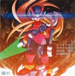  ciel_(rockman) energy_sword nakayama_tooru official_art pantyhose rockman rockman_zero sword weapon zero_(rockman) zero_(rockman_zero) 