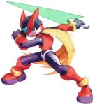  energy_sword nakayama_tooru official_art rockman rockman_zero sword weapon zero_(rockman) zero_(rockman_zero) 