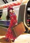 long_hair nagko suitcase train train_station 