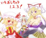  flandre_scarlet gloves inubashiri_momiji kisaragi_you touhou yakumo_yukari 