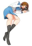  feet girls_playing_games kneehighs legs lying on_side playing_games playstation_portable psp pupps school_uniform short_hair socks suzumiya_haruhi suzumiya_haruhi_no_yuuutsu video_game 