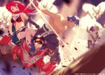  bikini_top gainaxtop ishikawa_hideki kamina lagann red_hair redhead sarashi scarf simon swimsuit tengen_toppa_gurren_lagann yoko_littner yoko_ritona 