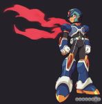  helmet robot rockman rockman_x rockman_x_command_mission scarf watermark x 