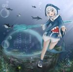  anime anime_coloring artist_name commission fantasy fiverr gah_artsx gawr_gura hololive hololive_english shark shark_tail tail vtuber 