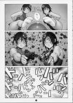  bullet comic gun jun_tsukasa monochrome socks 