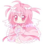  amulet_angel chibi hinamori_amu magical_girl mirai_(artist) mirai_(sugar) pink_hair shugo_chara! smile solo wings 