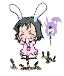  baku_taso bunny_ears chibi inaba_tewi itigekimaru lowres rabbit_ears touhou 