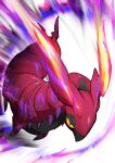  absurdres bug commentary_request full_body gen_5_pokemon glowing highres horns no_humans pokemon pokemon_(creature) rii2 scolipede shiny solo yellow_eyes 