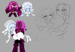  cookie-run-ship cookie_run cookie_run:_kingdom cookie_run:_ovenbreak frilled_jellyfish_cookie frilledyam highres non-web_source purple_yam_cookie ship watercraft 