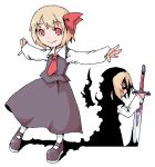  dual_persona ex-rumia ex_rumia lowres outstretched_arms red_eyes rumia spread_arms touhou 