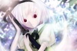  hitodama katana konpaku_youmu konpaku_youmu_(ghost) myon ribbon ribbons sheath sheathed sword touhou weapon 