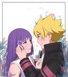  blonde_hair blue_eyes blue_hair boruto:_naruto_next_generations kakei_sumire mile_borusumi naruto naruto_(series) purple_hair uzumaki_boruto violet_eyes whisker_markings whiskers 