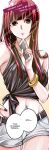  1girl citrus_(saburouta) crop_top earrings jewelry long_hair looking_at_viewer phone solo taniguchi_harumi 