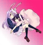  bunny_ears inaba_tewi rabbit_ears reisen_udongein_inaba shima_tokio touhou 