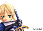  fate/stay_night fate_(series) saber sword uraomote weapon 