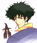  cowboy_bebop hat magi male sketch spike spike_spiegel sweat vincent_volaju witch_hat 