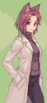  brown_eyes brown_hair labcoat sasagawa sasagawa_(haikaiki) short_hair smile 