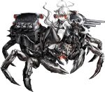  1girl abyssal_ship full_body kantai_collection new_battleship_princess official_art solo transparent_background zeco 