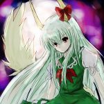  ex_keine exkeine horn_ribbon horns kamishirasawa_keine ribbon touhou yoglasses 