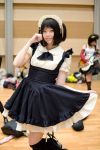  apron asian cosplay kaieda_kae maid maid_uniform photo tagme_character tagme_series thigh-highs twintails 