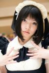  apron cosplay kaieda_kae maid maid_uniform photo tagme_character tagme_series twintails 