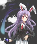  animal_ears bad_id bunny_ears long_hair rabbit_ears reisen_udongein_inaba spell_card touhou yuuta_(tokoton_hirune_hiyori) 