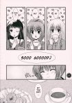  comic highres konohana_hikari monochrome nanto_yaya strawberry_panic strawberry_panic! suzumi_tamao translated 