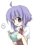  bad_id book futaru_usagi mahou_sensei_negima mahou_sensei_negima! miyazaki_nodoka purple_hair short_hair 