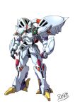  aniki_gunsou clenched_hand cybuster full_body green_eyes highres looking_ahead mecha no_humans open_hand science_fiction solo standing super_robot_wars super_robot_wars_original_generation white_background 