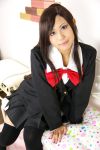  bed blazer cosplay katsura_kotonoha kisaki_kureha photo pleated_skirt school_days school_uniform thigh-highs 
