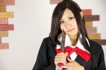  blazer cosplay hand_saw katsura_kotonoha kisaki_kureha photo school_days school_uniform 