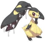  brown_eyes closed_mouth commentary creature drooling english_commentary full_body gen_3_pokemon looking_at_viewer mawile no_humans number pinkgermy pokedex_number pokemon pokemon_(creature) sharp_teeth solo standing teeth transparent_background 