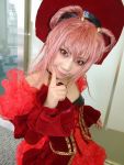  another_blood braids cosplay demonbane gown izaki_nokoru photo pink_hair ruffles 