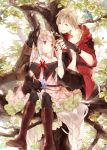  1boy 1girl blonde_hair long_hair original p0ckylo pixiv_fantasia pixiv_fantasia_new_world red_eyes 