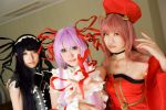  al_azif cosplay demonbane dress etheldreda hair_ribbons photo purple_hair ribbons saya tsugihagi_mishin 