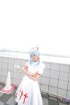  blue_hair cosplay kouno_tooru kouzuki_suzuka nurse nurse_uniform photo princess_princess 