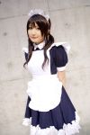  apron cosplay maid maid_uniform photo tairano_mai twintails 