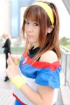 battle_athletes cosplay gym_uniform hairband kanzaki_akari kikiwan photo 