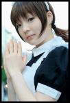  apron cosplay maid maid_uniform photo ponytail tagme_character tagme_series 